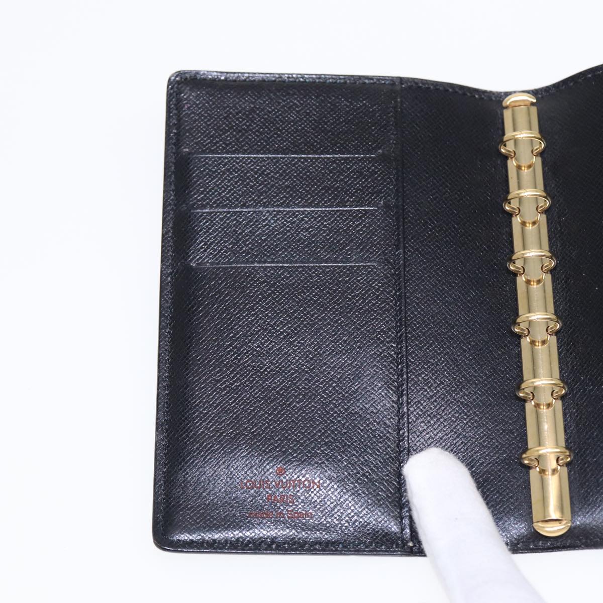 LOUIS VUITTON Epi Agenda PM Day Planner Cover Blue R20055 LV Auth 85178