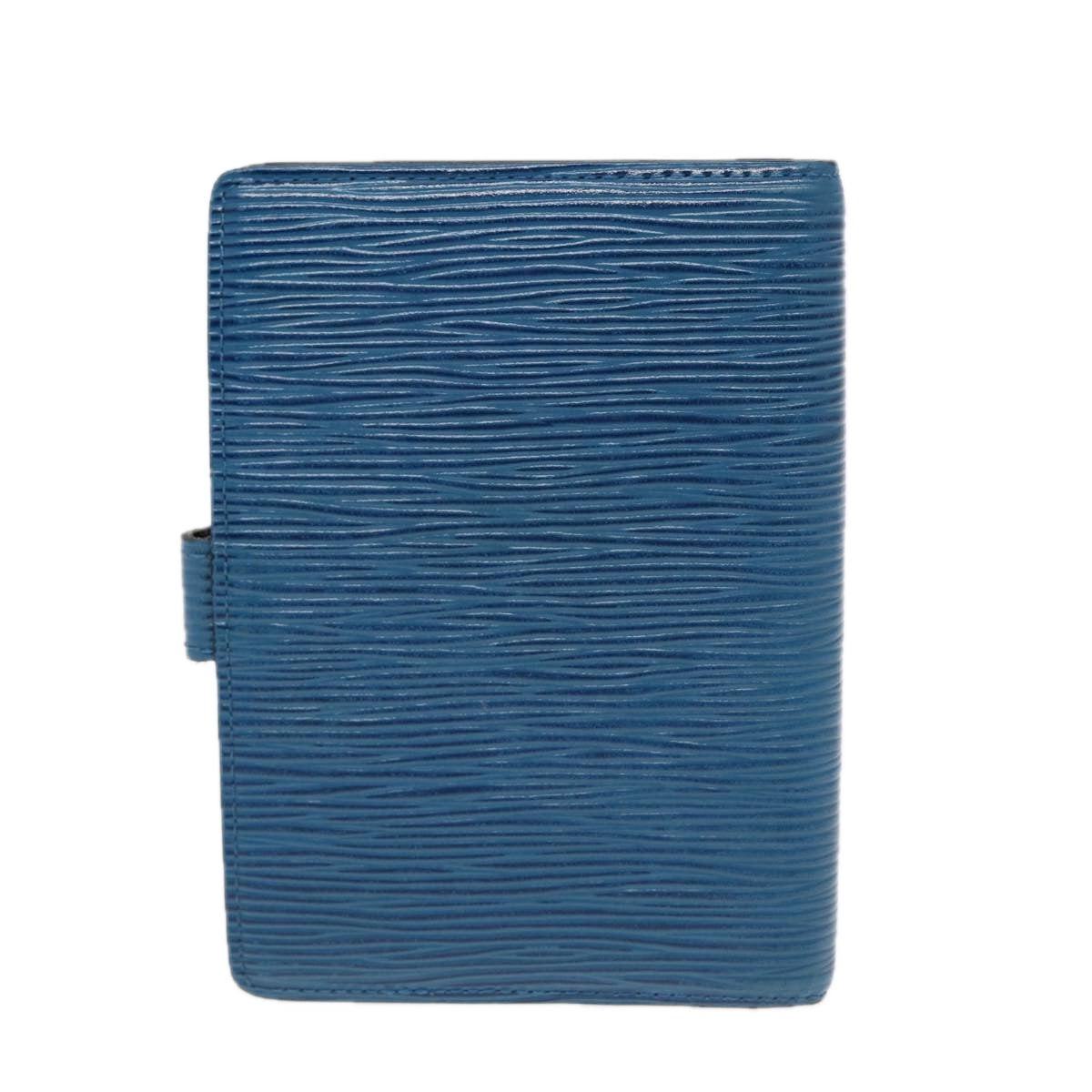 LOUIS VUITTON Epi Agenda PM Day Planner Cover Blue R20055 LV Auth 85178