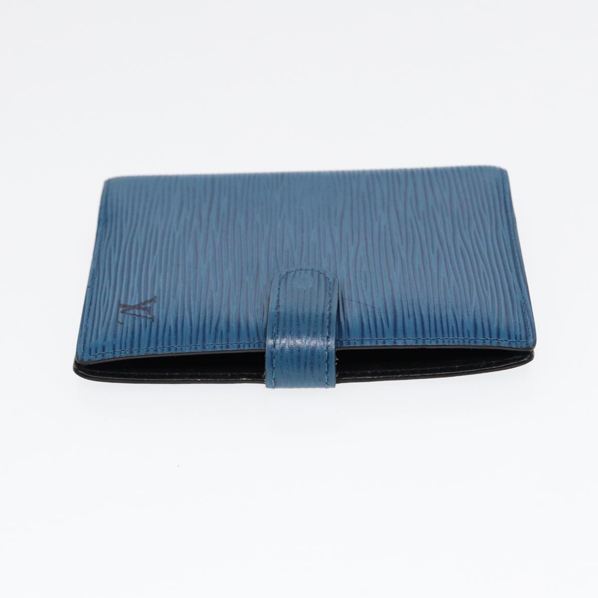 LOUIS VUITTON Epi Agenda PM Day Planner Cover Blue R20055 LV Auth 85178