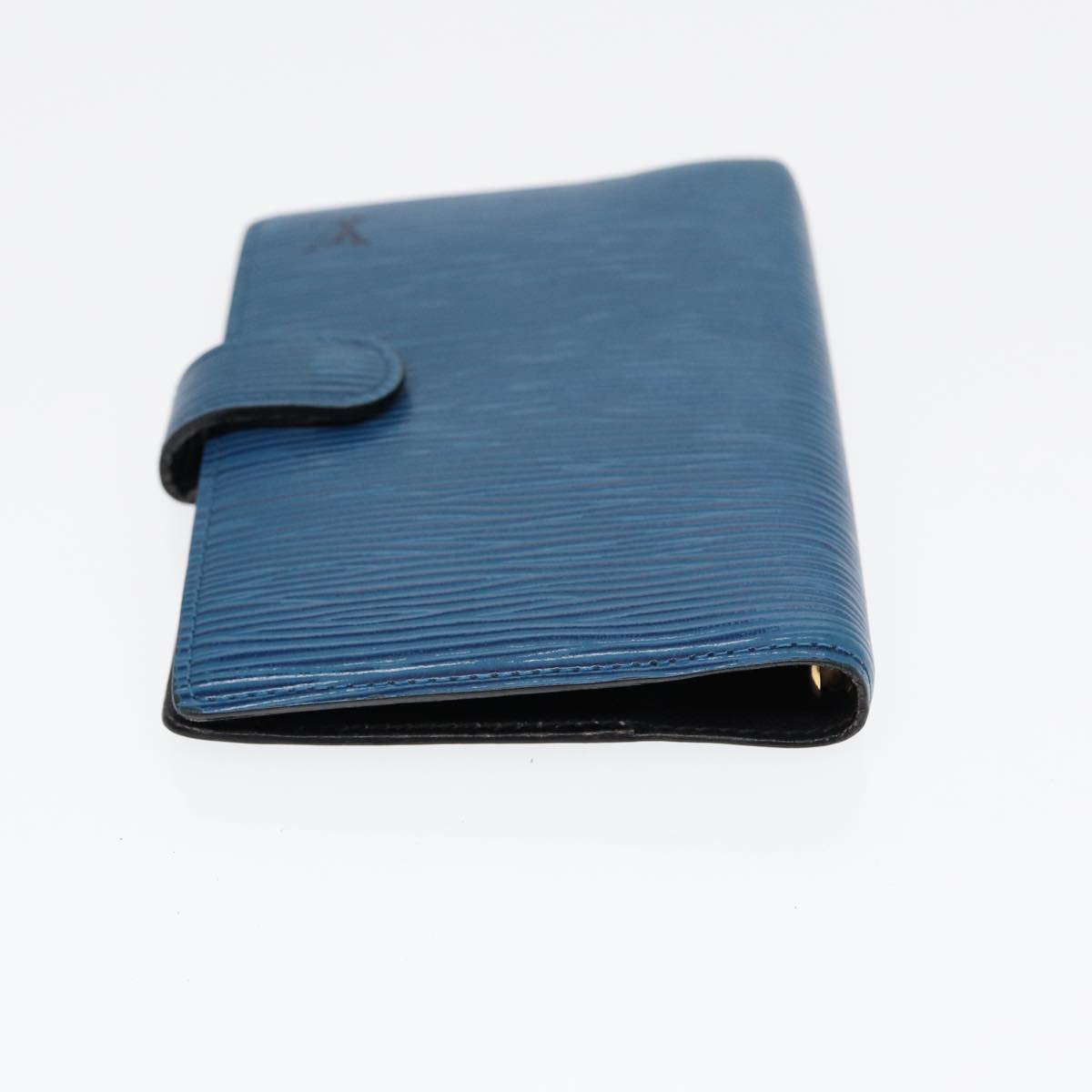 LOUIS VUITTON Epi Agenda PM Day Planner Cover Blue R20055 LV Auth 85178