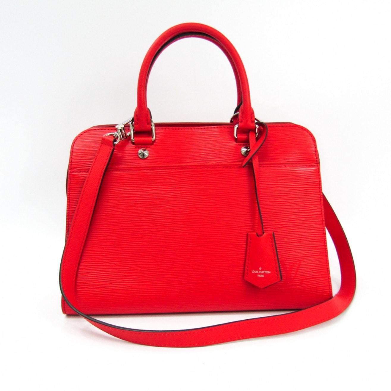 Louis Vuitton Epi Vaneau MM Bag Epi Leather Red