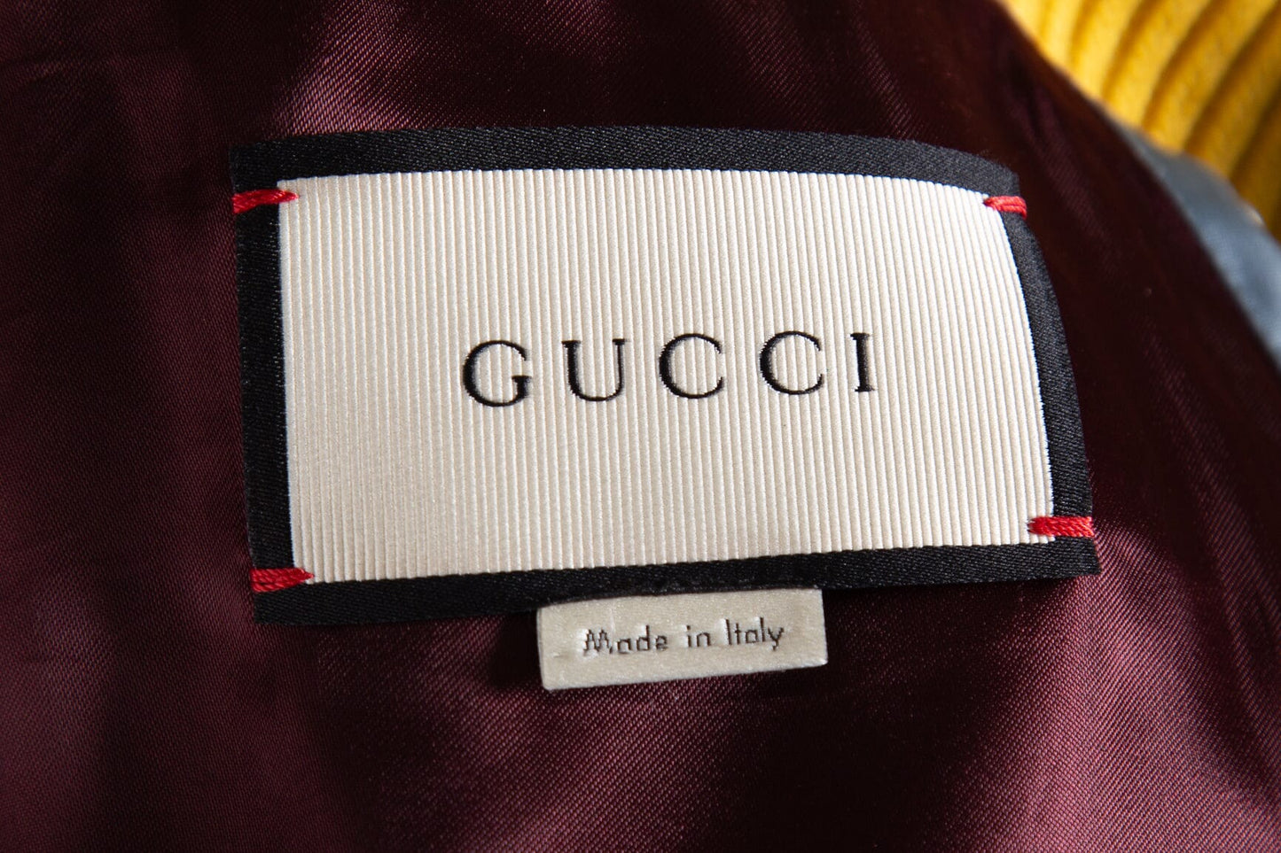 Gucci Black Leather "Blind For Love" Tiger Jacket SZ 48