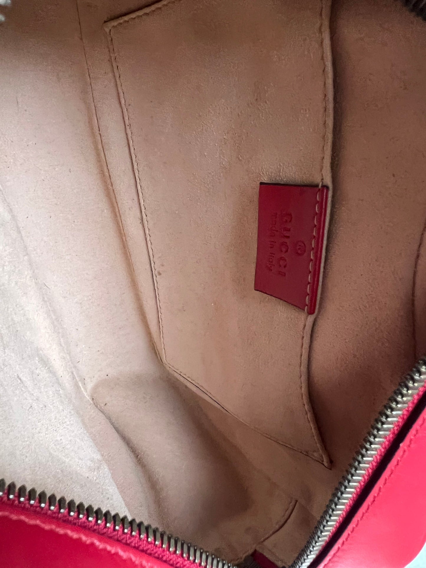 Gucci GG Red Marmont Small Shoulder Bag (RRP £1,440)