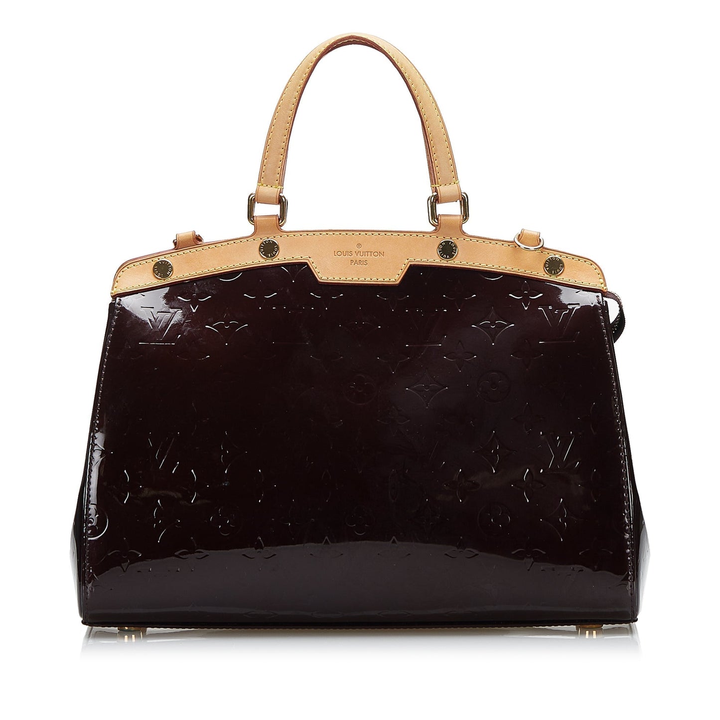 Louis Vuitton Brea MM Purple Monogram Vernis