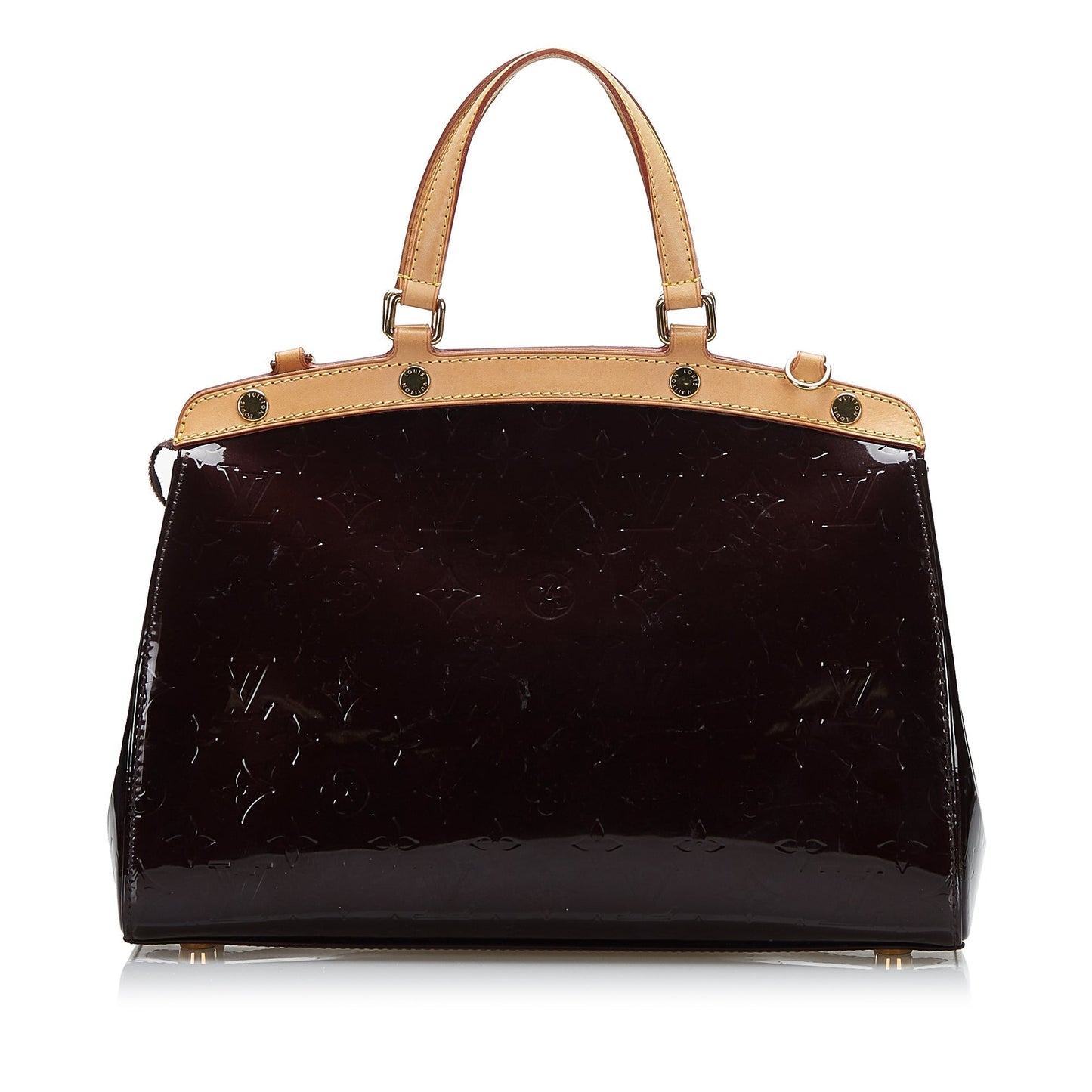 Louis Vuitton Brea MM Purple Monogram Vernis