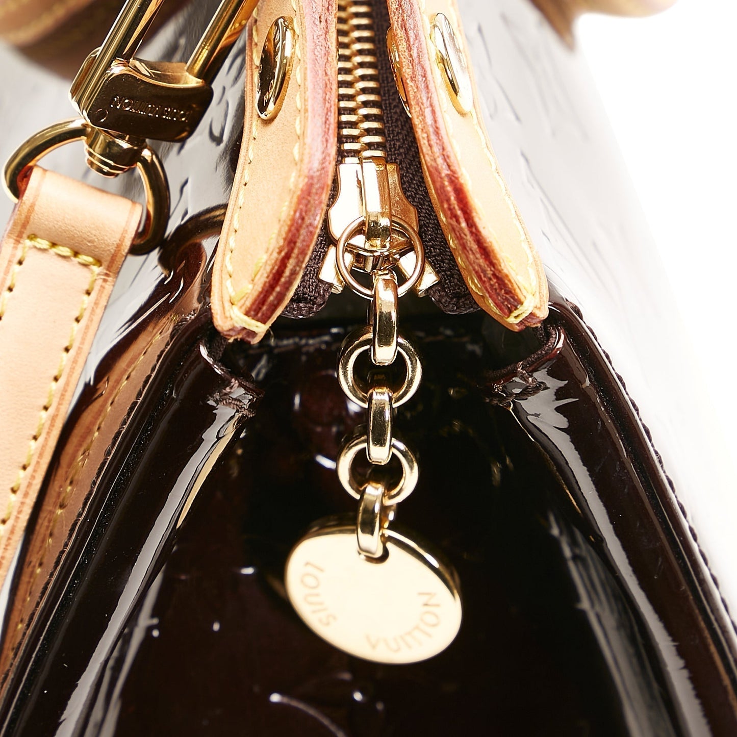 Louis Vuitton Brea MM Purple Monogram Vernis