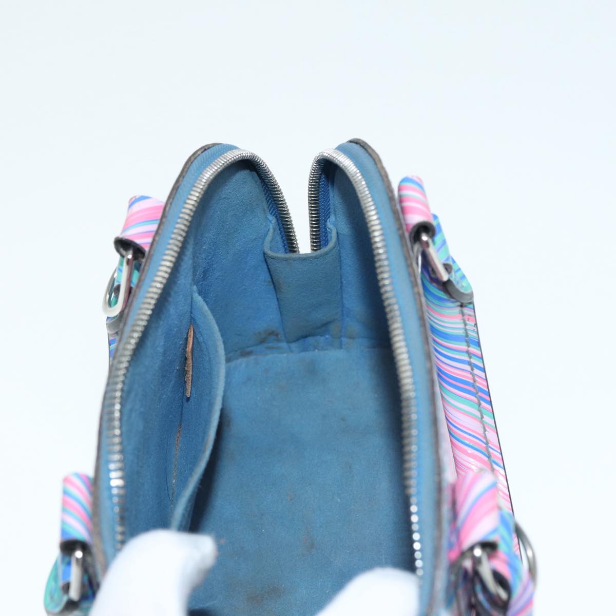 LOUIS VUITTON Epi Tropical Alma BB Hand Bag 2way Multicolor LV Auth 86273