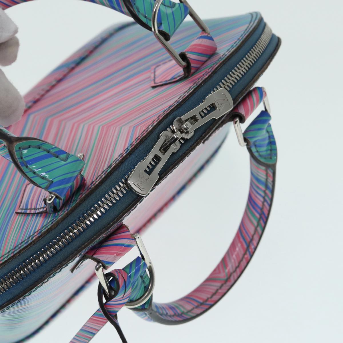 LOUIS VUITTON Epi Tropical Alma BB Hand Bag 2way Multicolor LV Auth 86273