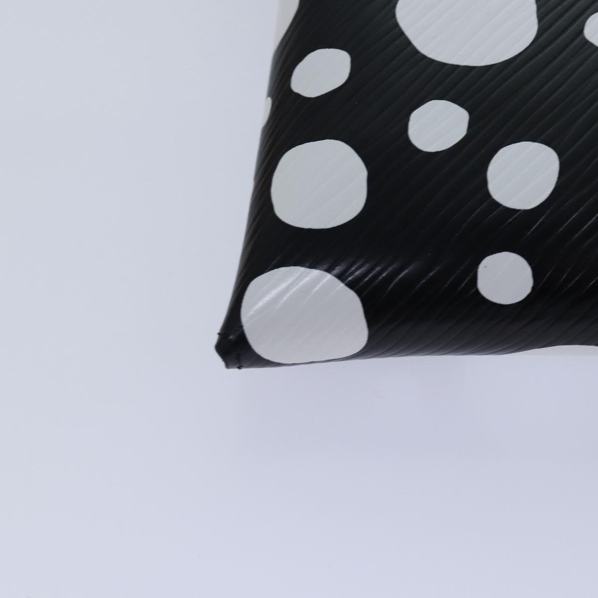 LOUIS VUITTON Epi Yayoi Kusama Pochette Kirigami Pouch Black M81959 Auth 86284S