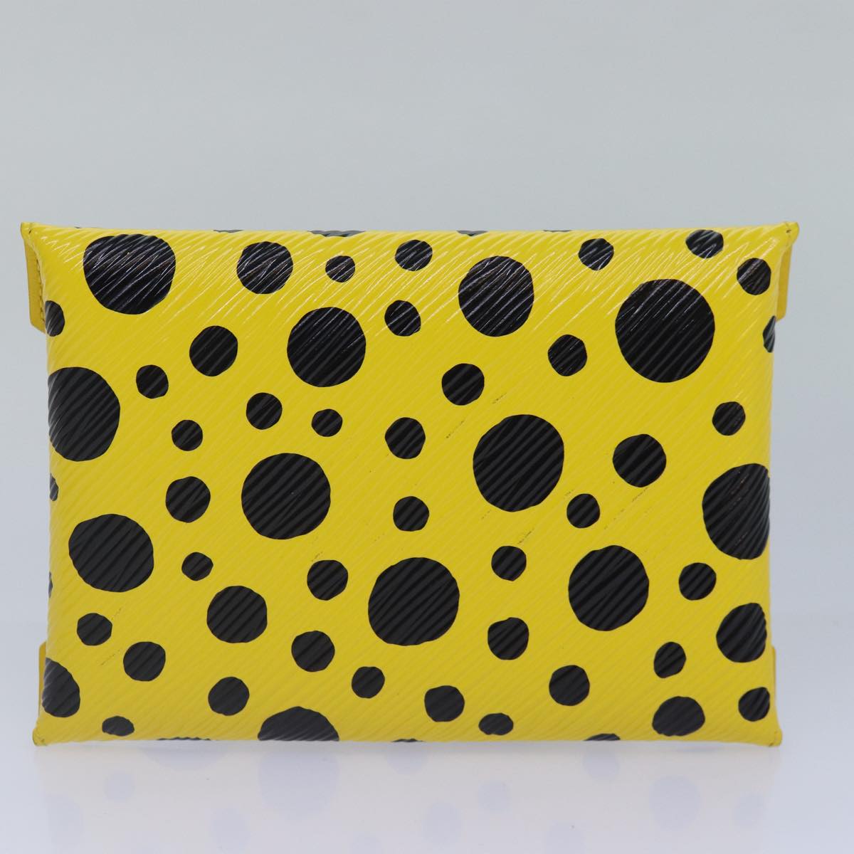 LOUIS VUITTON Epi Yayoi Kusama Pochette Kirigami Pouch Black M81959 Auth 86284S