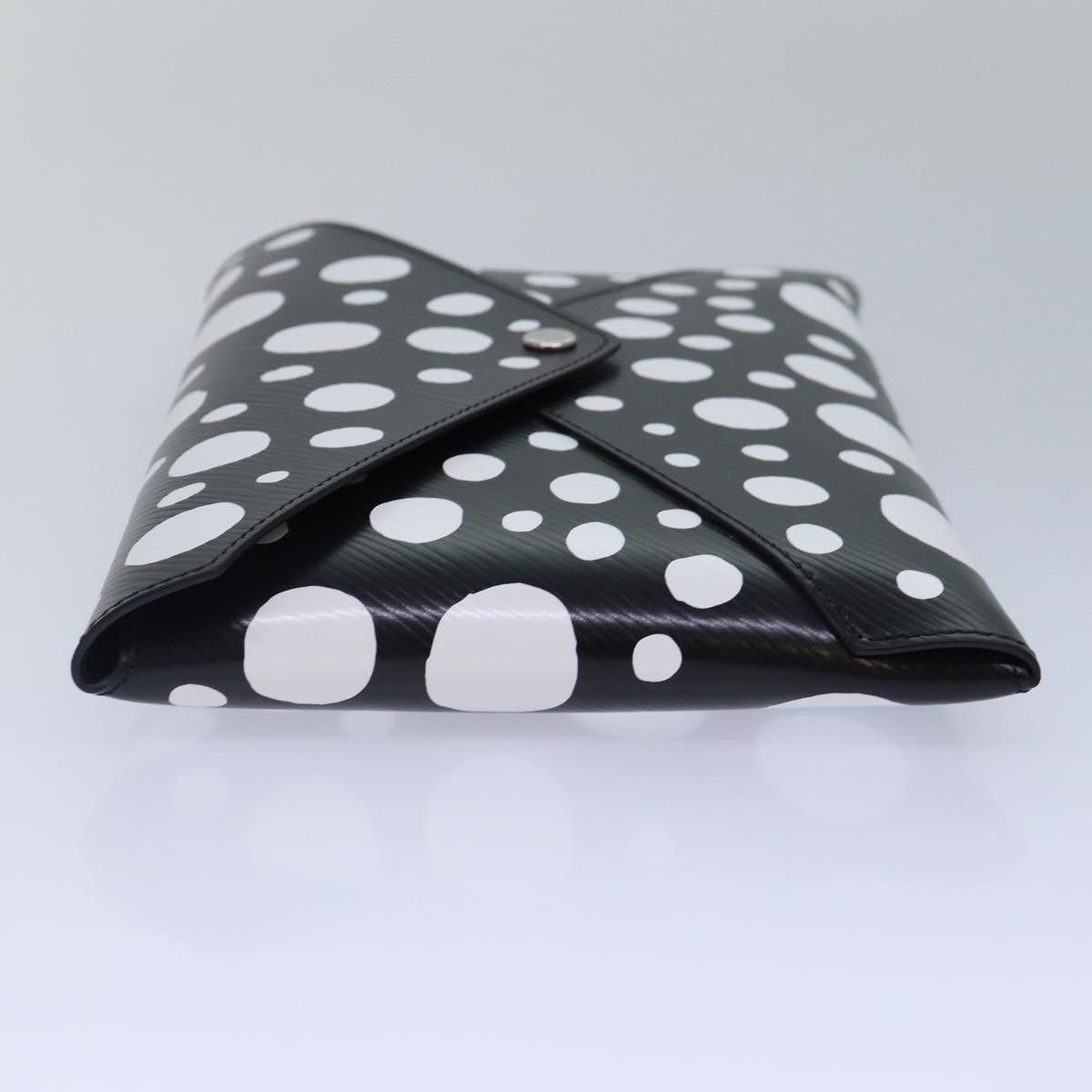 LOUIS VUITTON Epi Yayoi Kusama Pochette Kirigami Pouch Black M81959 Auth 86284S