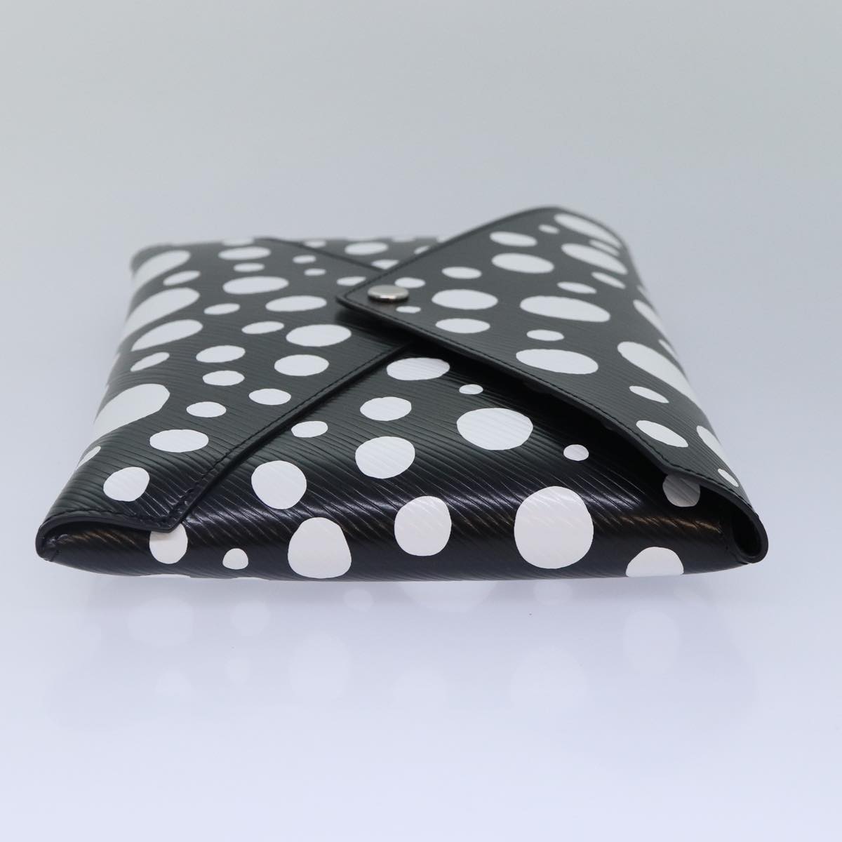 LOUIS VUITTON Epi Yayoi Kusama Pochette Kirigami Pouch Black M81959 Auth 86284S