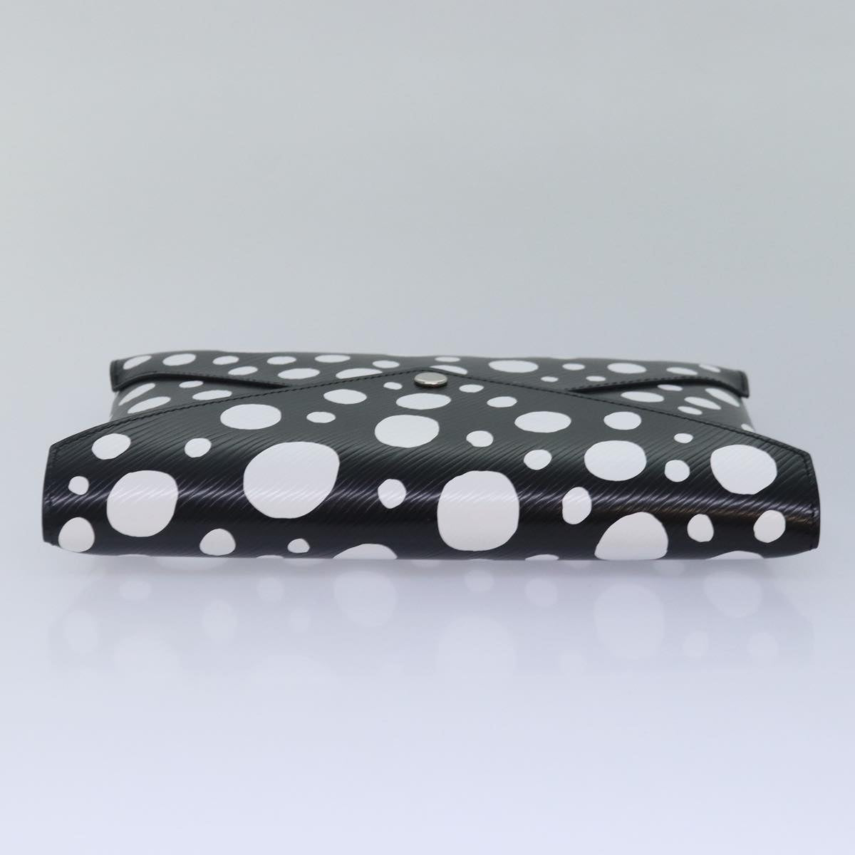 LOUIS VUITTON Epi Yayoi Kusama Pochette Kirigami Pouch Black M81959 Auth 86284S