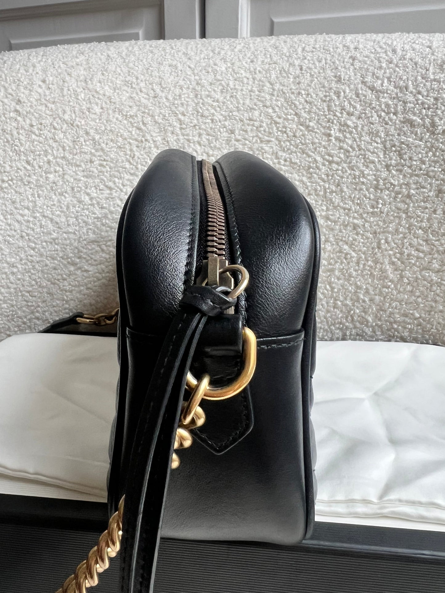 Gucci GG Black Marmont Small Shoulder Bag (RRP £1440)