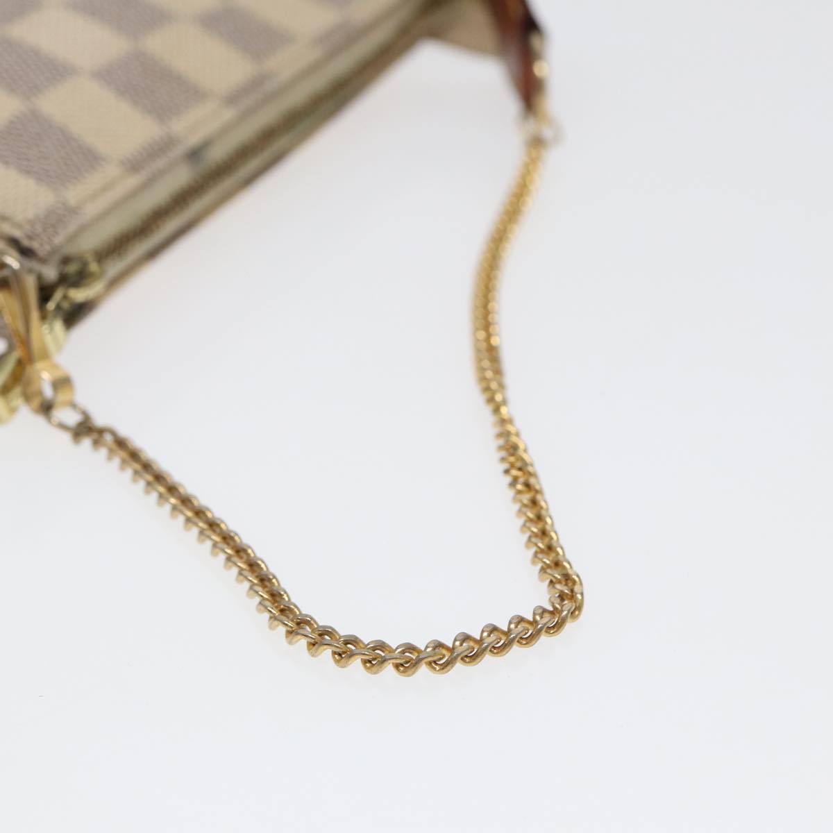 LOUIS VUITTON Damier Azur Mini Pochette Accessoires Pouch N63005 LV Auth 86460