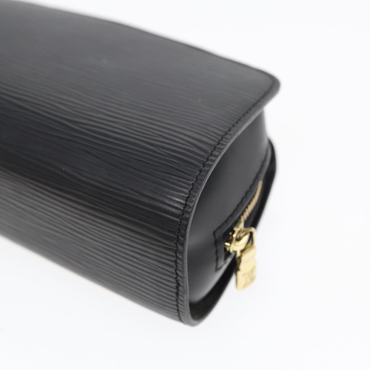 LOUIS VUITTON Epi Dauphine PM Pouch Black M48442 LV Auth 86512