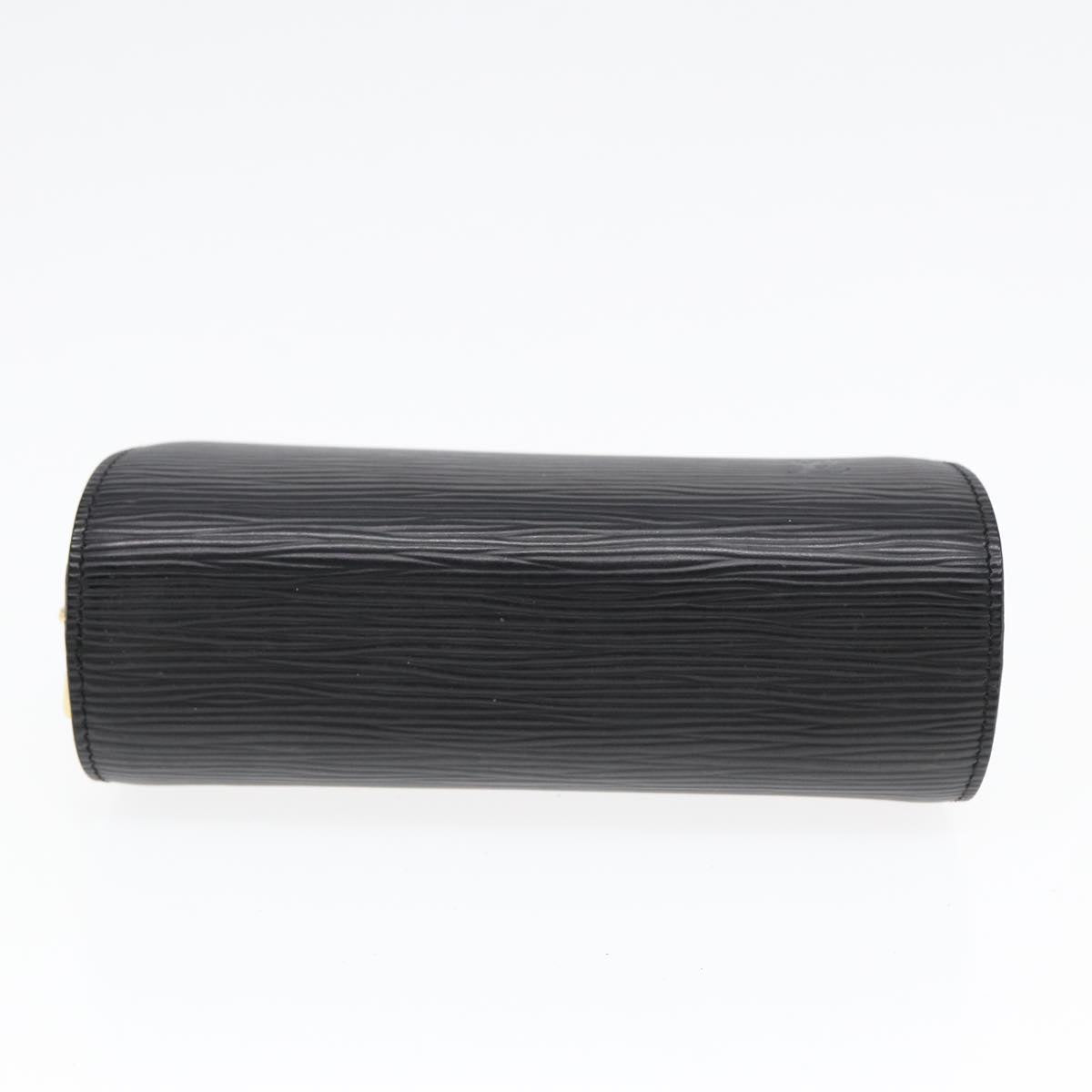 LOUIS VUITTON Epi Dauphine PM Pouch Black M48442 LV Auth 86512