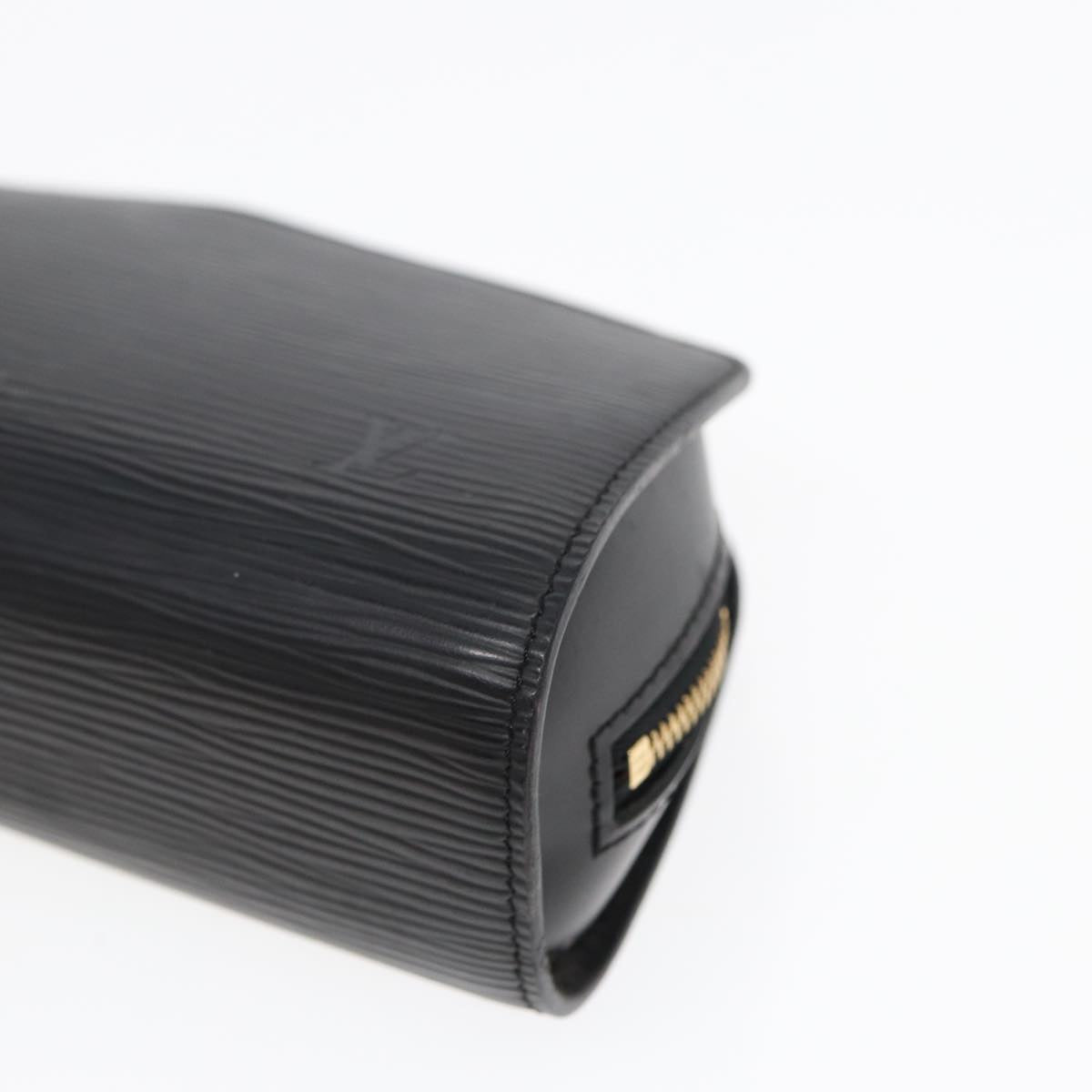 LOUIS VUITTON Epi Dauphine PM Pouch Black M48442 LV Auth 86512