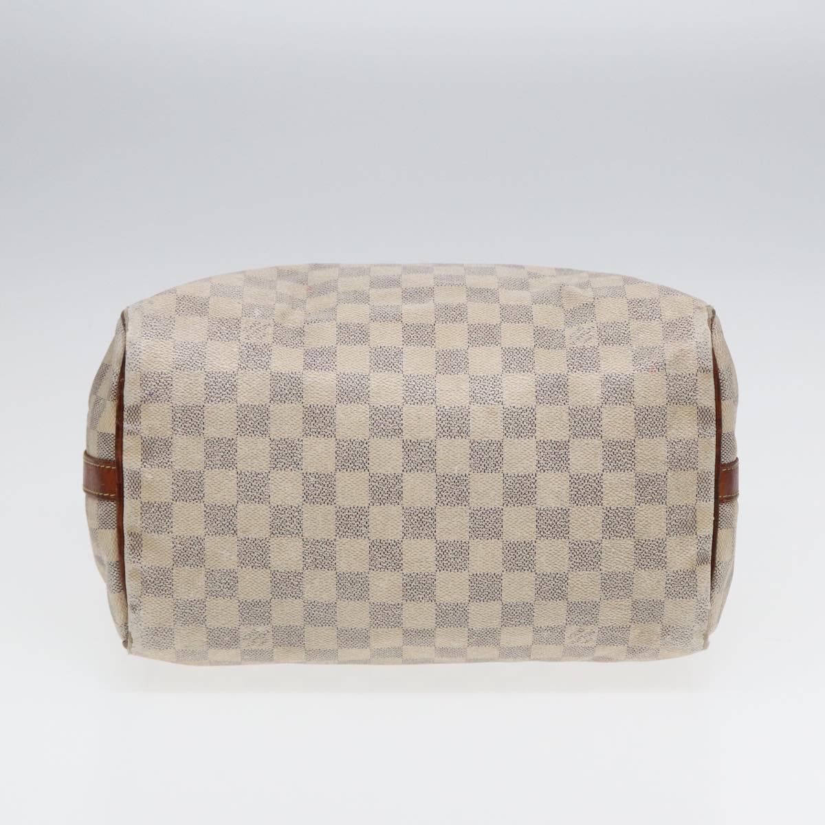 LOUIS VUITTON Damier Azur Speedy Bandouliere 30 Hand Bag 2way N41052 Auth 86628