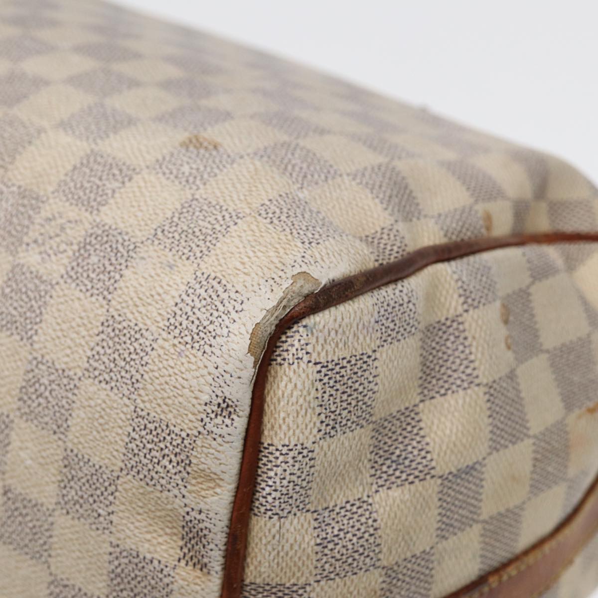 LOUIS VUITTON Damier Azur Speedy Bandouliere 30 Hand Bag 2way N41052 Auth 86628