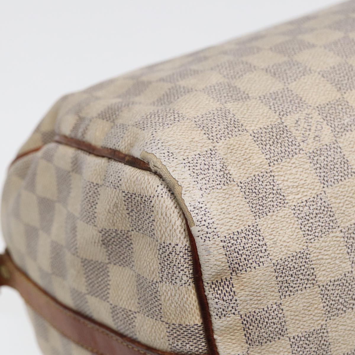 LOUIS VUITTON Damier Azur Speedy Bandouliere 30 Hand Bag 2way N41052 Auth 86628