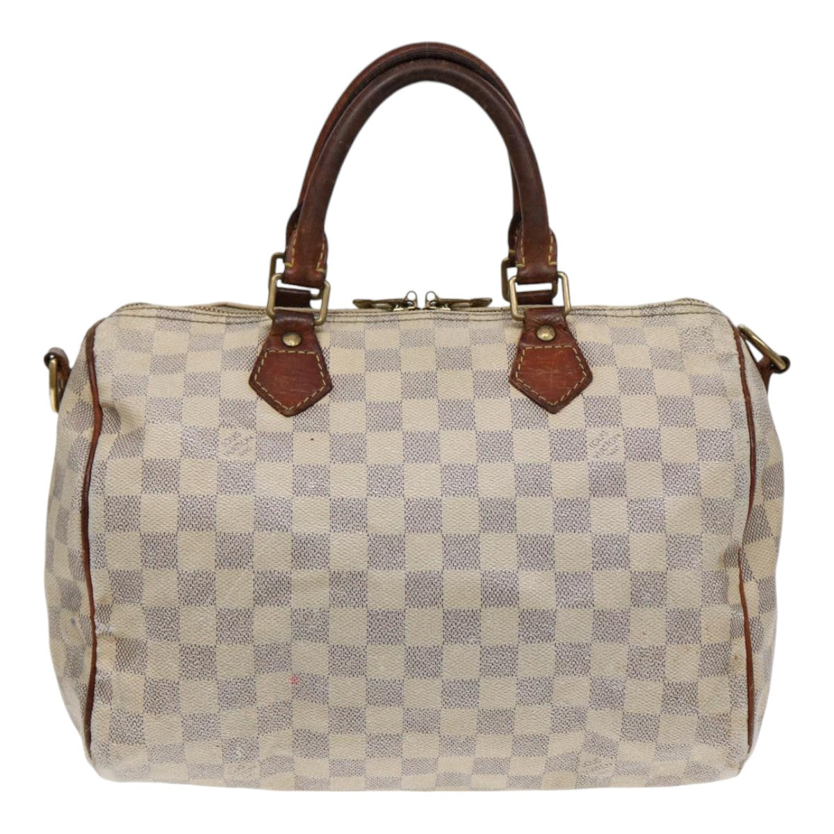 LOUIS VUITTON Damier Azur Speedy Bandouliere 30 Hand Bag 2way N41052 Auth 86628