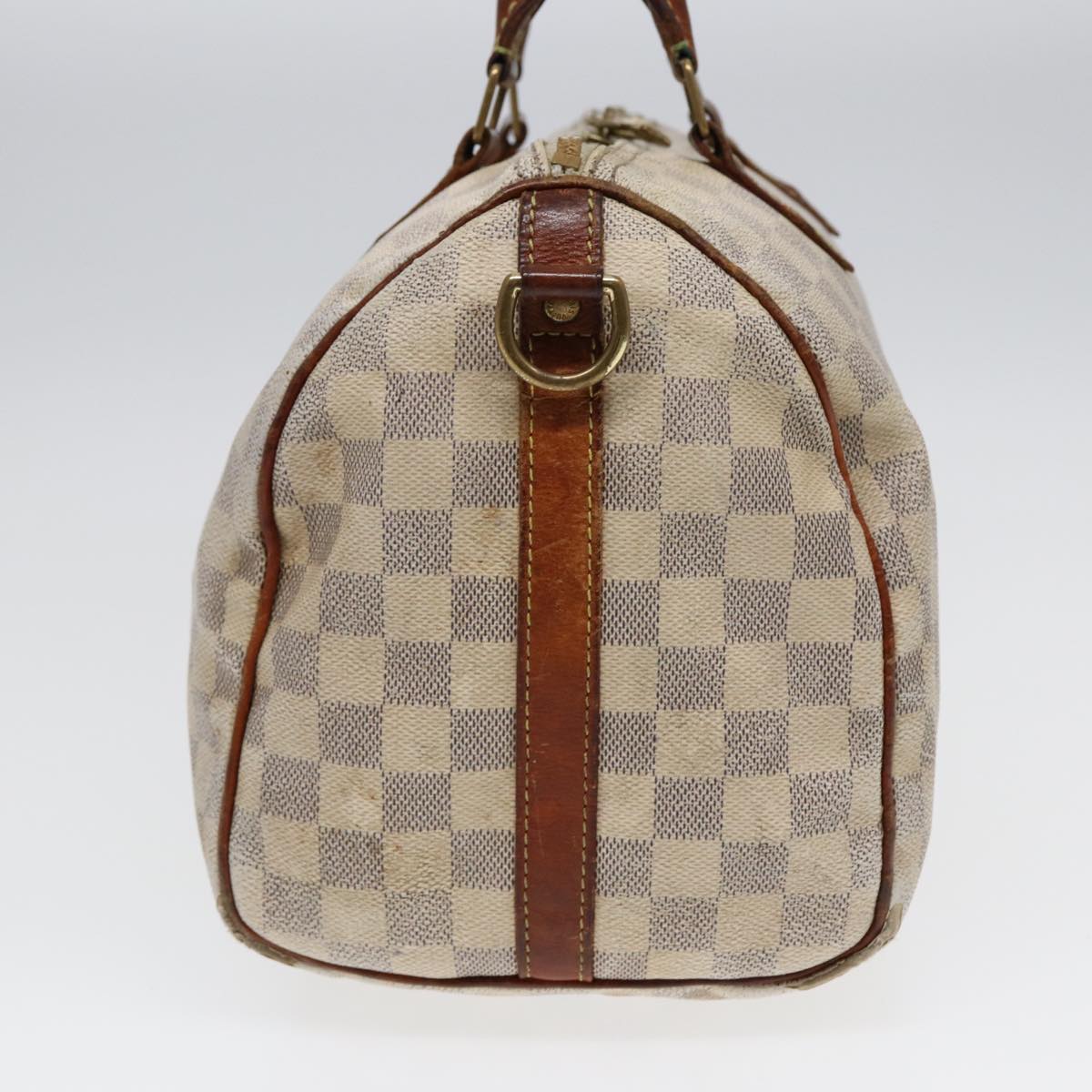 LOUIS VUITTON Damier Azur Speedy Bandouliere 30 Hand Bag 2way N41052 Auth 86628