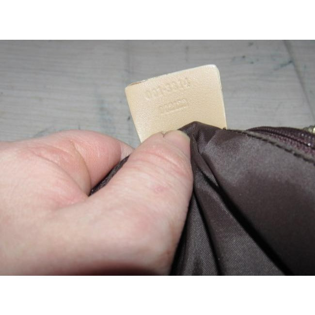 Gucci Vintage Ivory Leather Hobo Bag