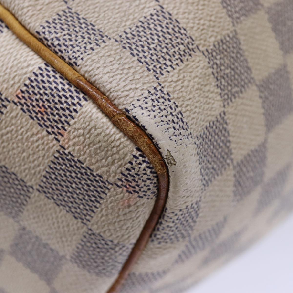 LOUIS VUITTON Damier Azur Speedy 30 Hand Bag N41533 LV Auth 86860
