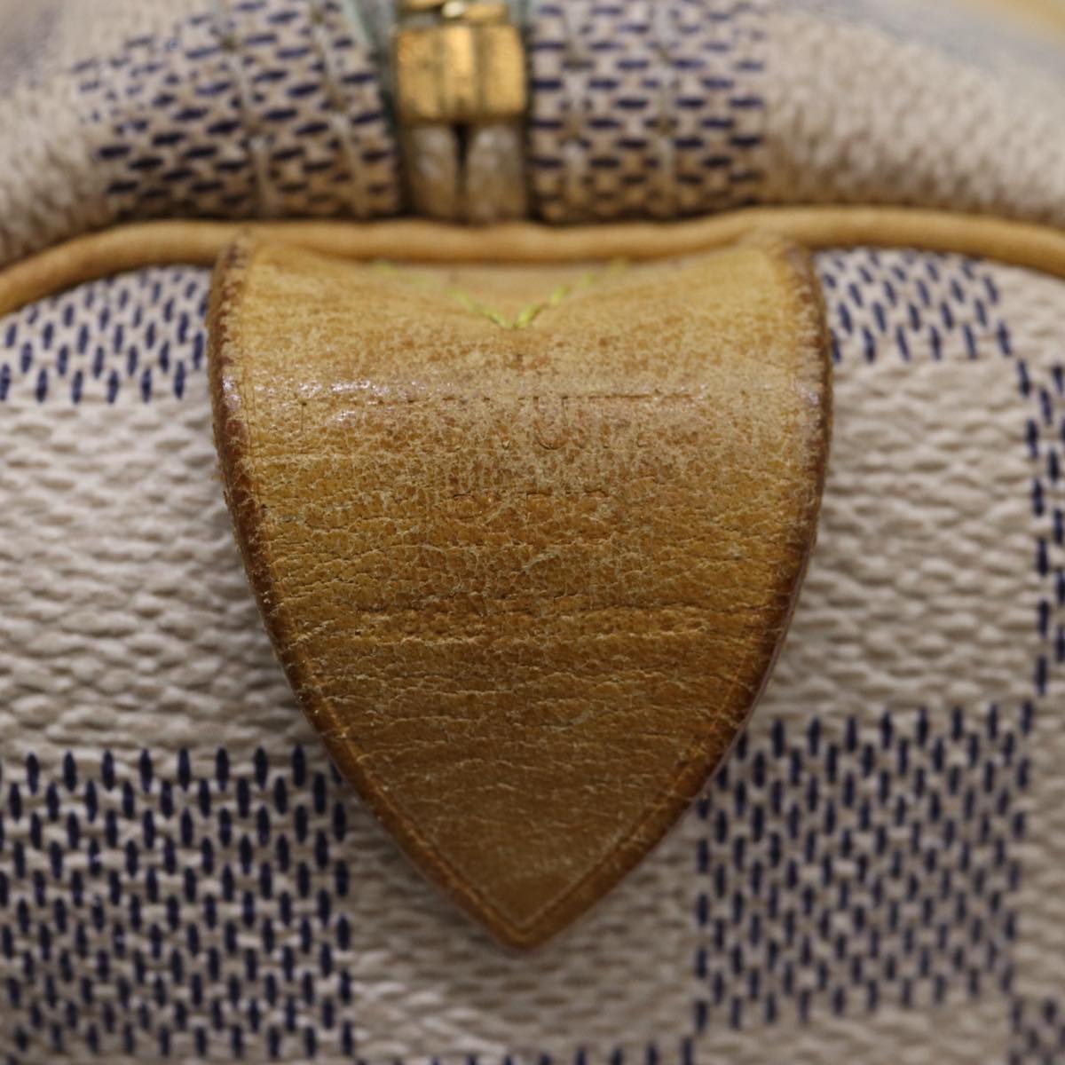 LOUIS VUITTON Damier Azur Speedy 30 Hand Bag N41533 LV Auth 86860
