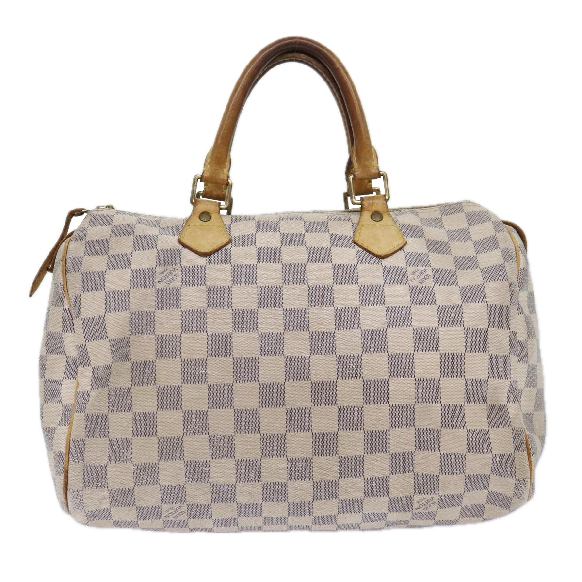 LOUIS VUITTON Damier Azur Speedy 30 Hand Bag N41533 LV Auth 86860