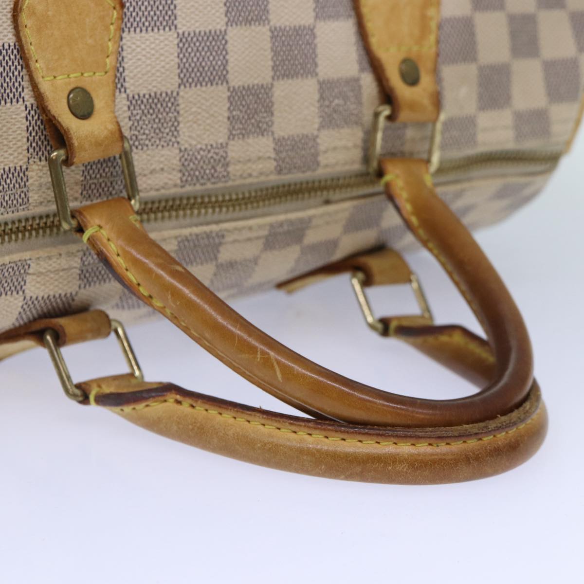 LOUIS VUITTON Damier Azur Speedy 30 Hand Bag N41533 LV Auth 86860