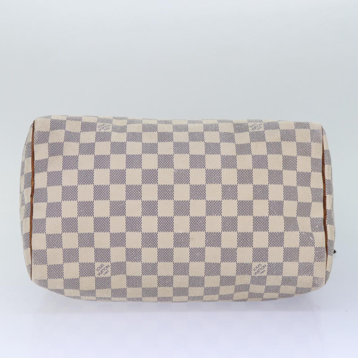 LOUIS VUITTON Damier Azur Speedy 30 Hand Bag N41533 LV Auth 86862