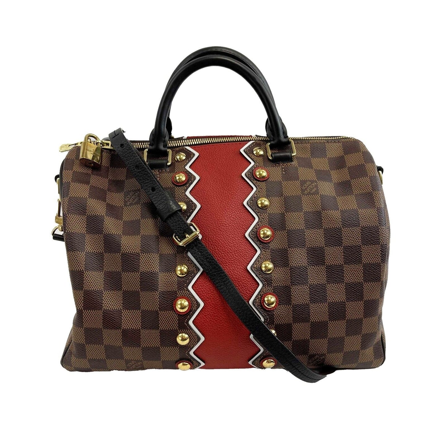 LOUIS VUITTON - LV Damier Ebene Karakoram Speedy Bandouliere 30 w/ Strap