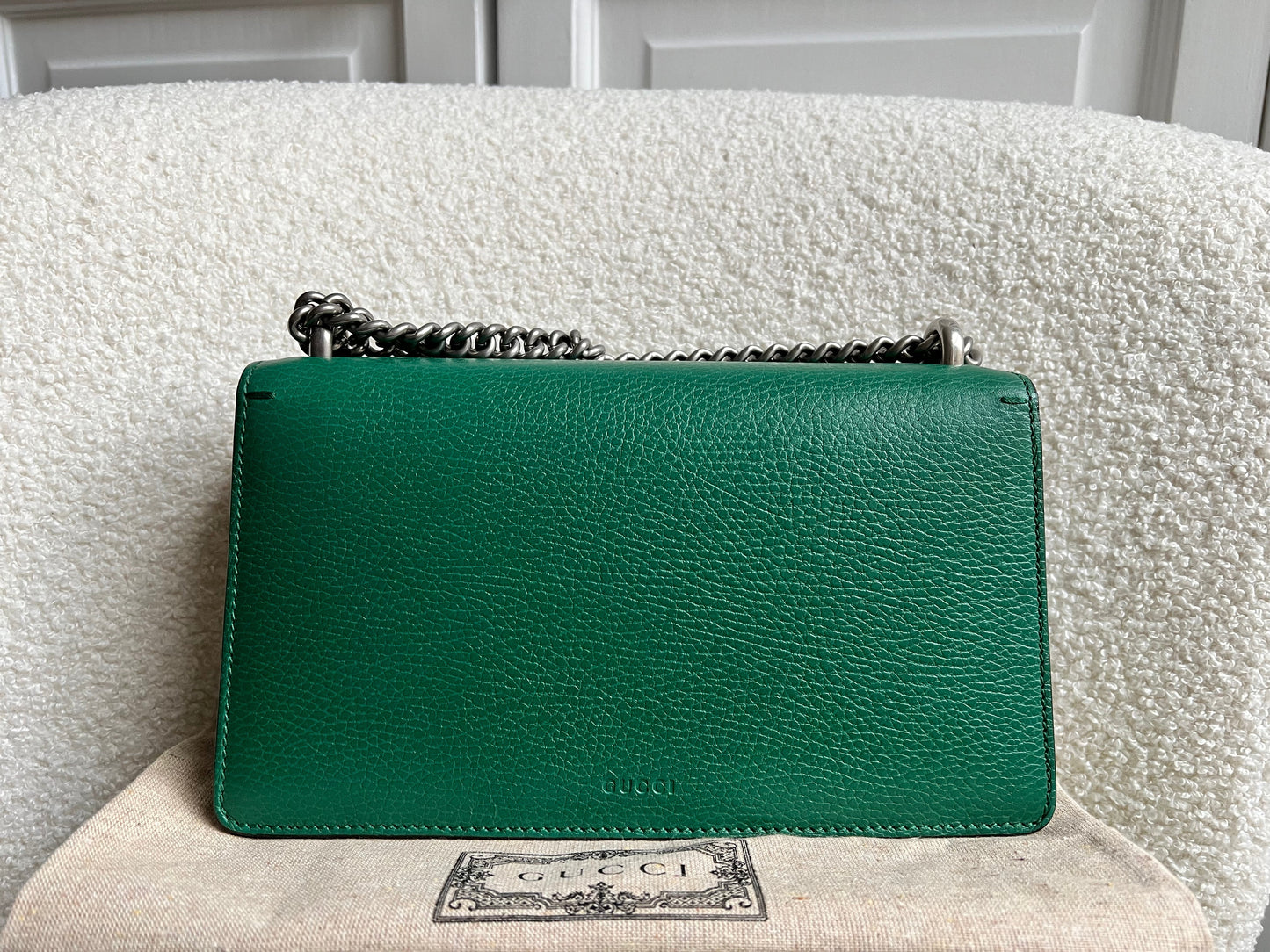 Gucci Dionysus GG Green Small Shoulder Bag (RRP £2,670)