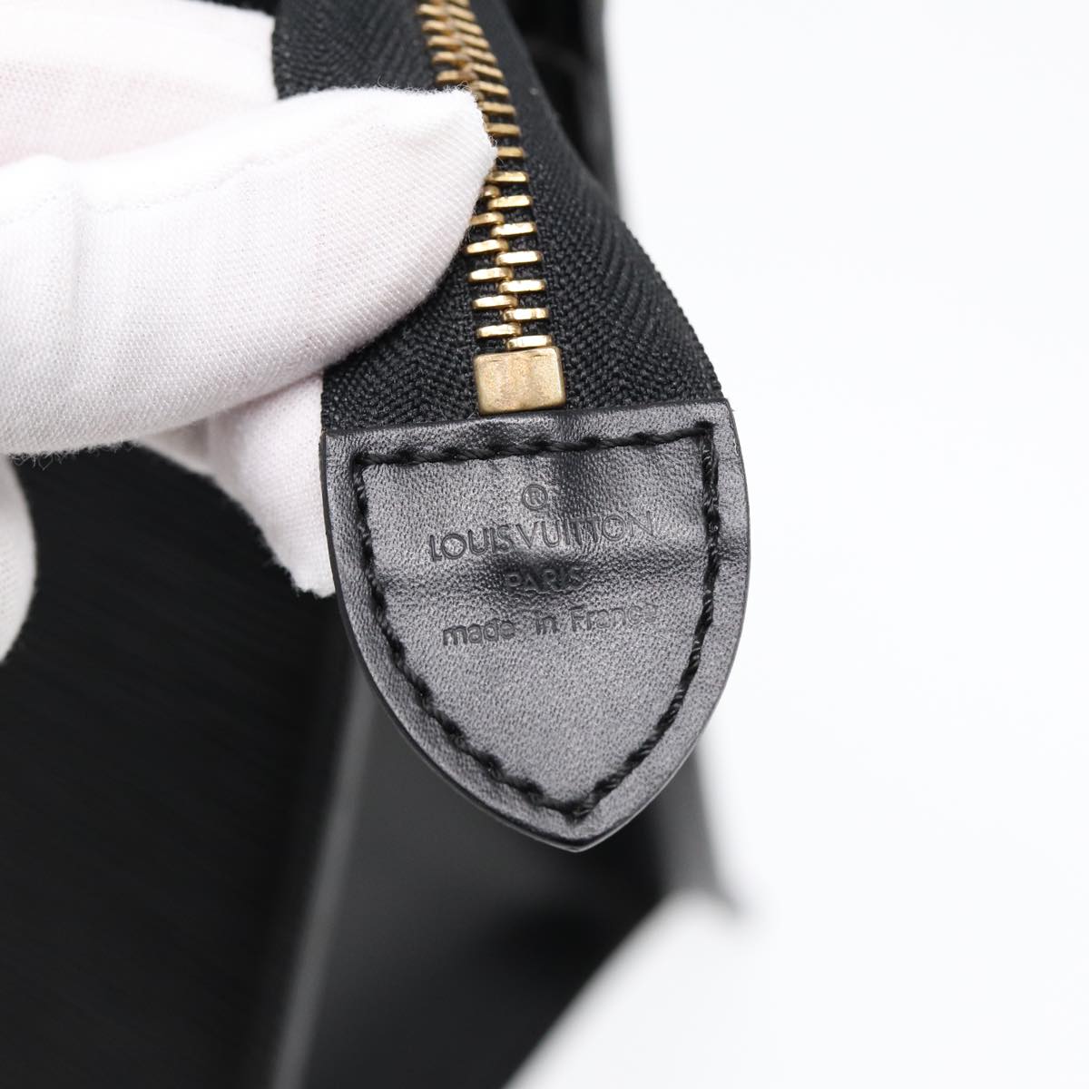 LOUIS VUITTON Epi Riviera Hand Bag Noir Black M48182 LV Auth 87308