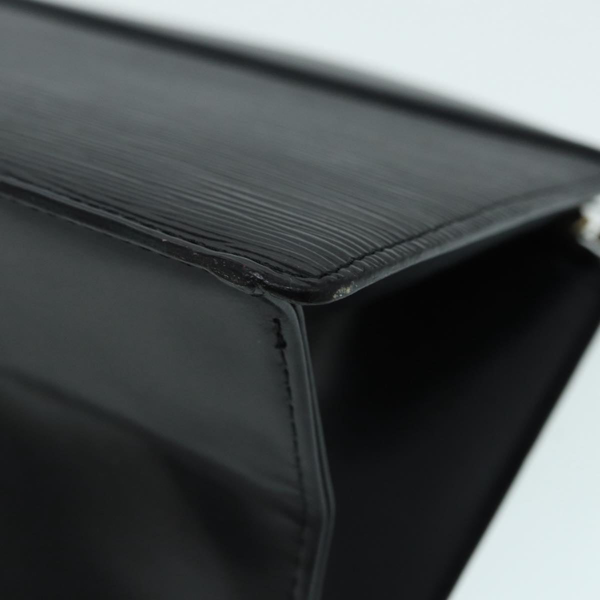 LOUIS VUITTON Epi Trousse Crete Pouch Black M48402 LV Auth 87381