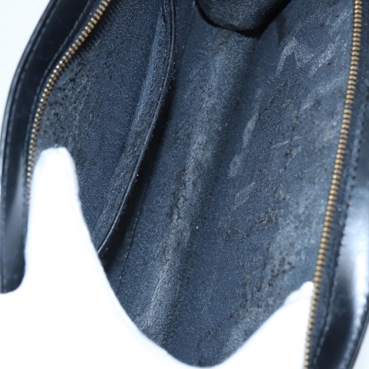 LOUIS VUITTON Epi Trousse Crete Pouch Black M48402 LV Auth 87381
