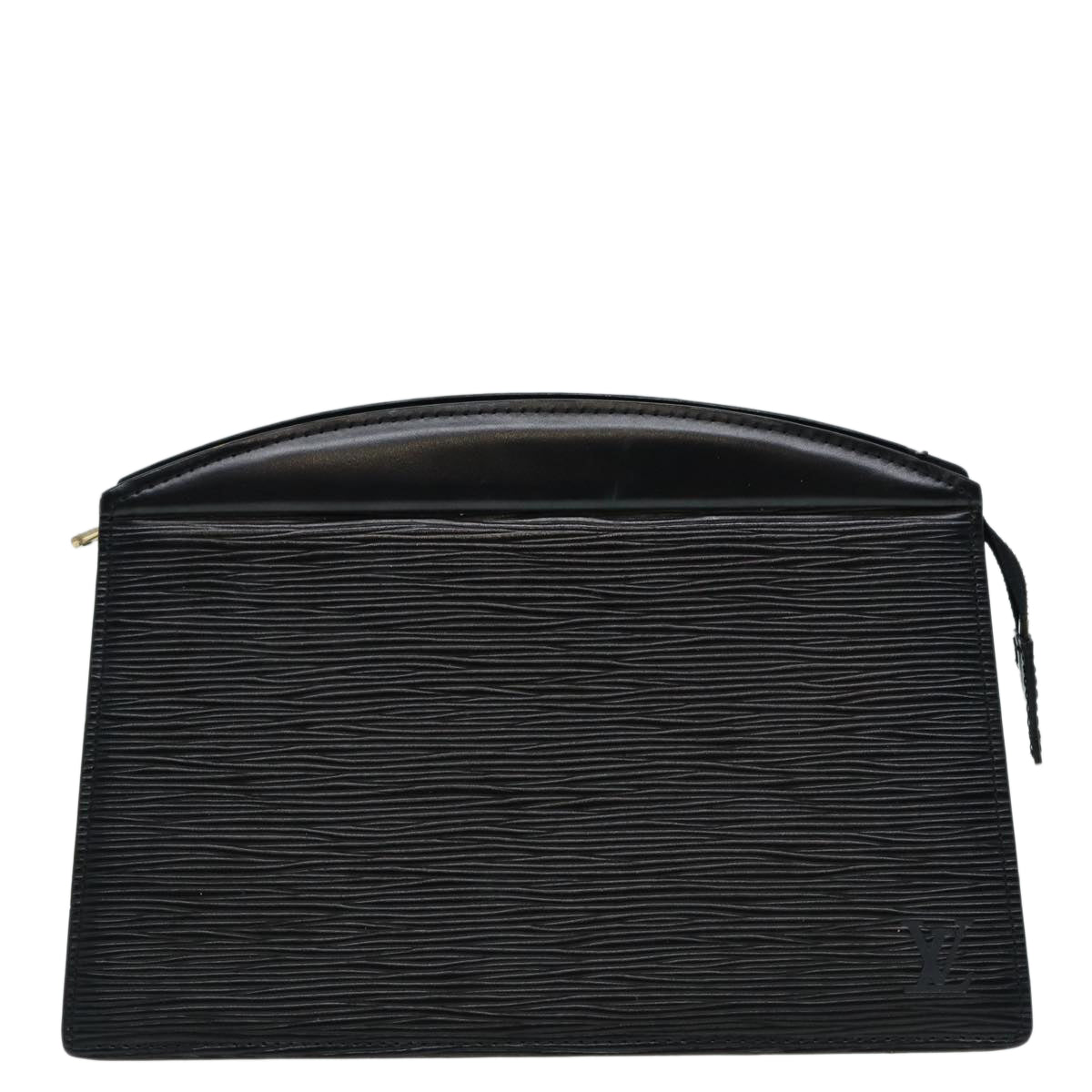 LOUIS VUITTON Epi Trousse Crete Pouch Black M48402 LV Auth 87381