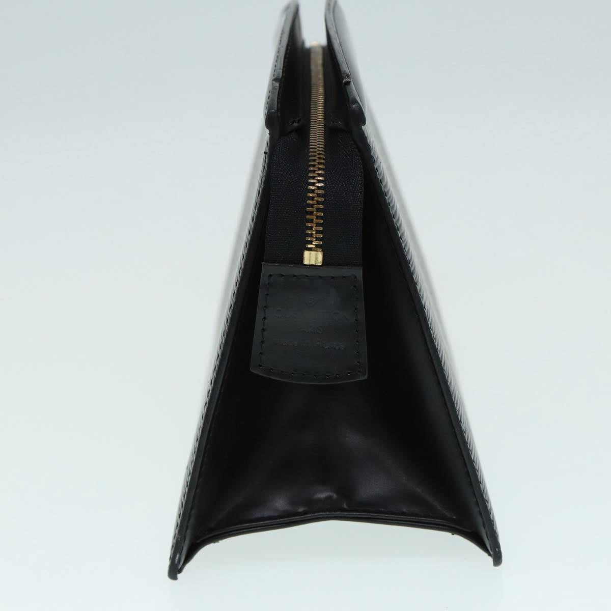 LOUIS VUITTON Epi Trousse Crete Pouch Black M48402 LV Auth 87381