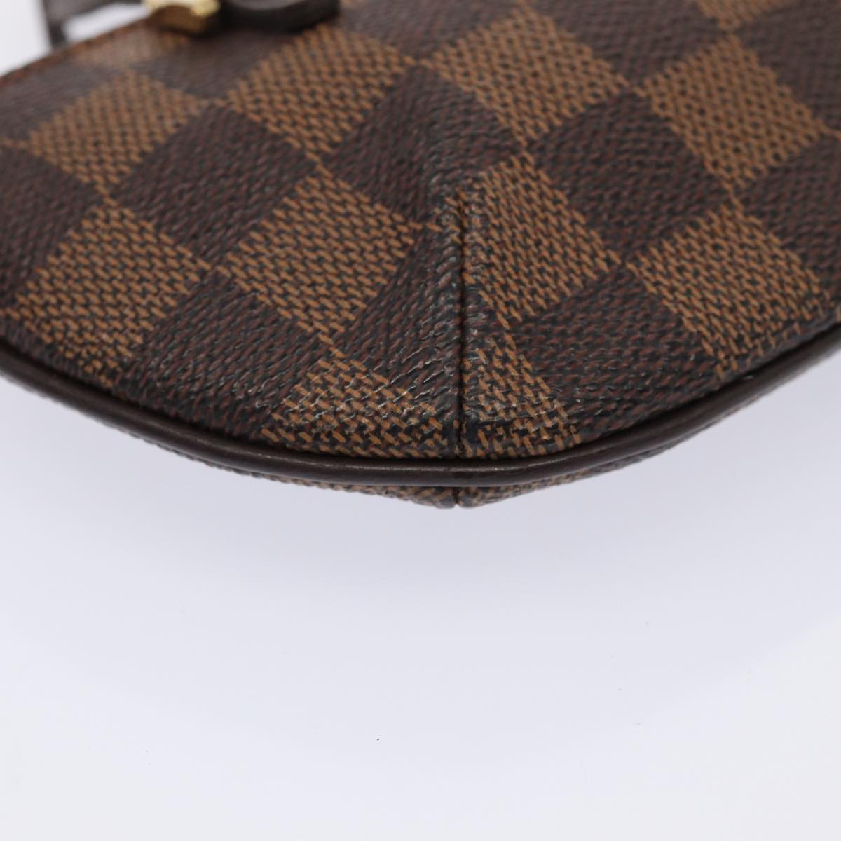 LOUIS VUITTON Damier Ebene Manosque GM Accessory Pouch N51120 LV Auth 87441
