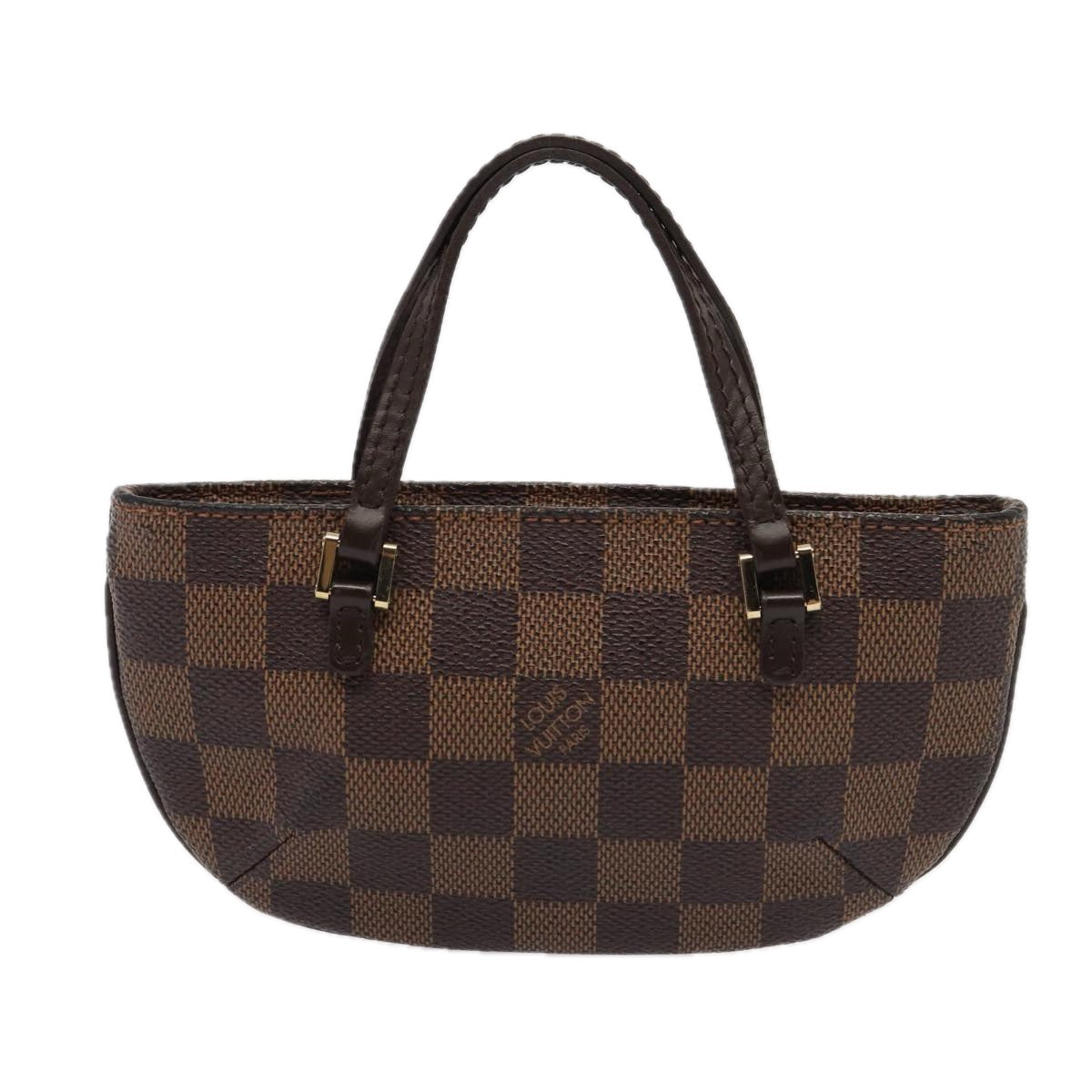 LOUIS VUITTON Damier Ebene Manosque GM Accessory Pouch N51120 LV Auth 87441