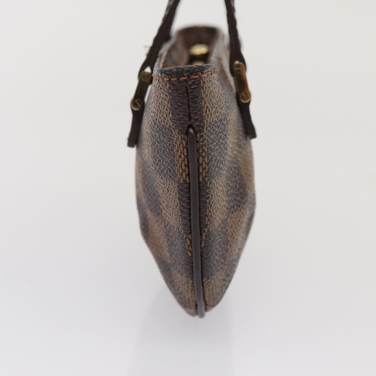 LOUIS VUITTON Damier Ebene Manosque GM Accessory Pouch N51120 LV Auth 87441