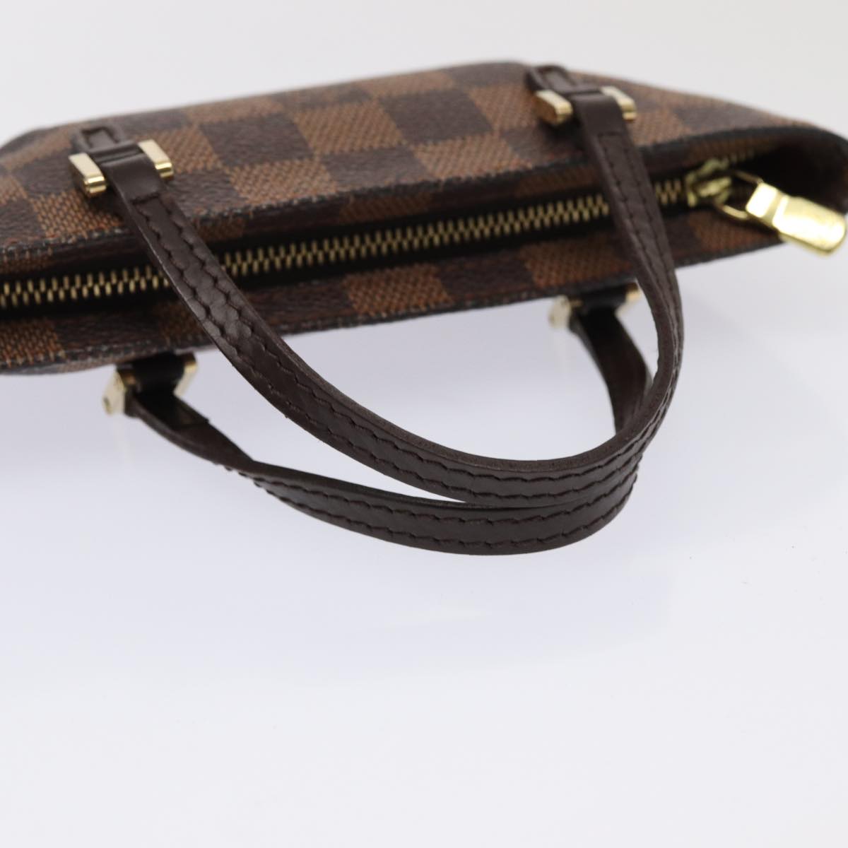 LOUIS VUITTON Damier Ebene Manosque GM Accessory Pouch N51120 LV Auth 87441