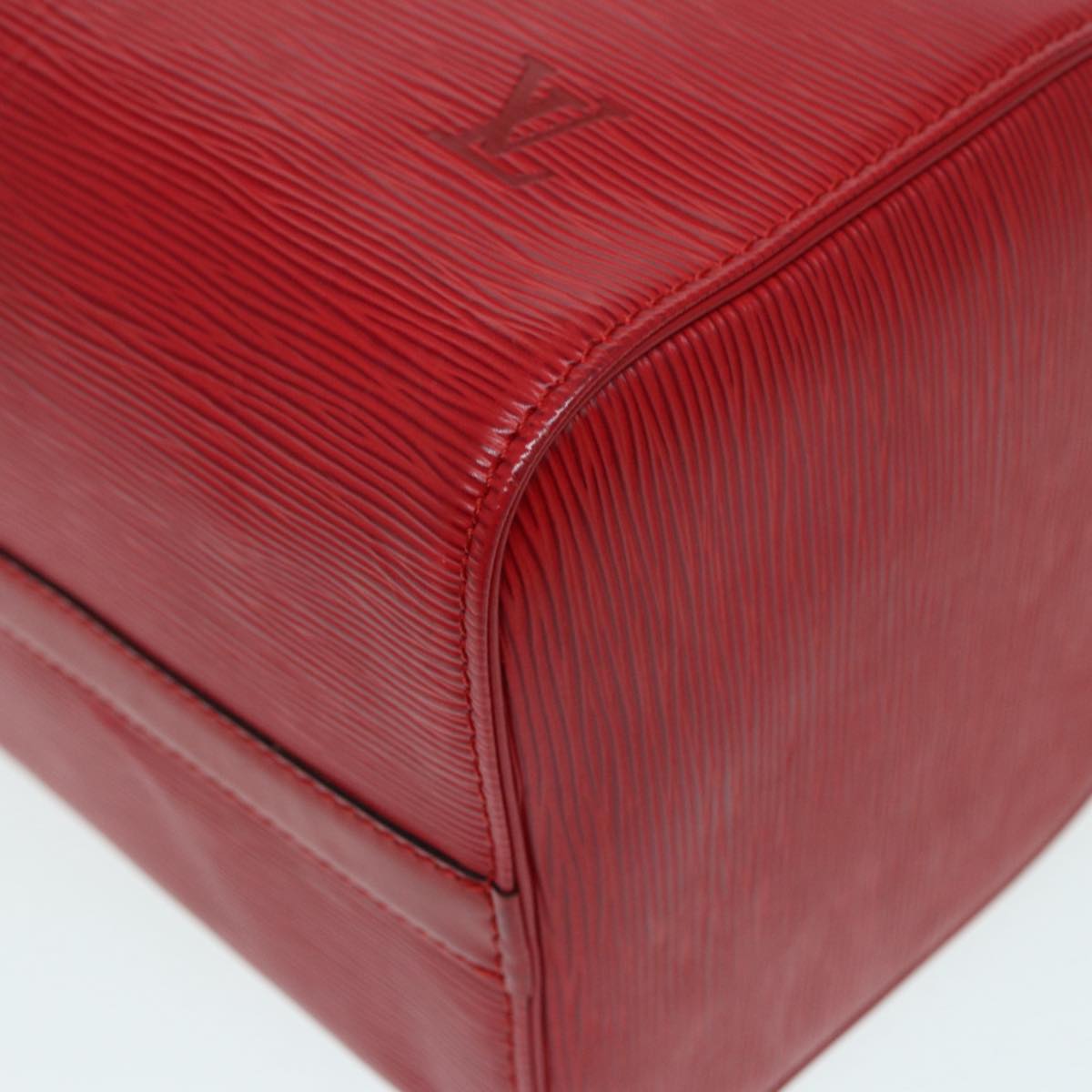 LOUIS VUITTON Epi Speedy 30 Hand Bag Castilian Red M43007 LV Auth 87485