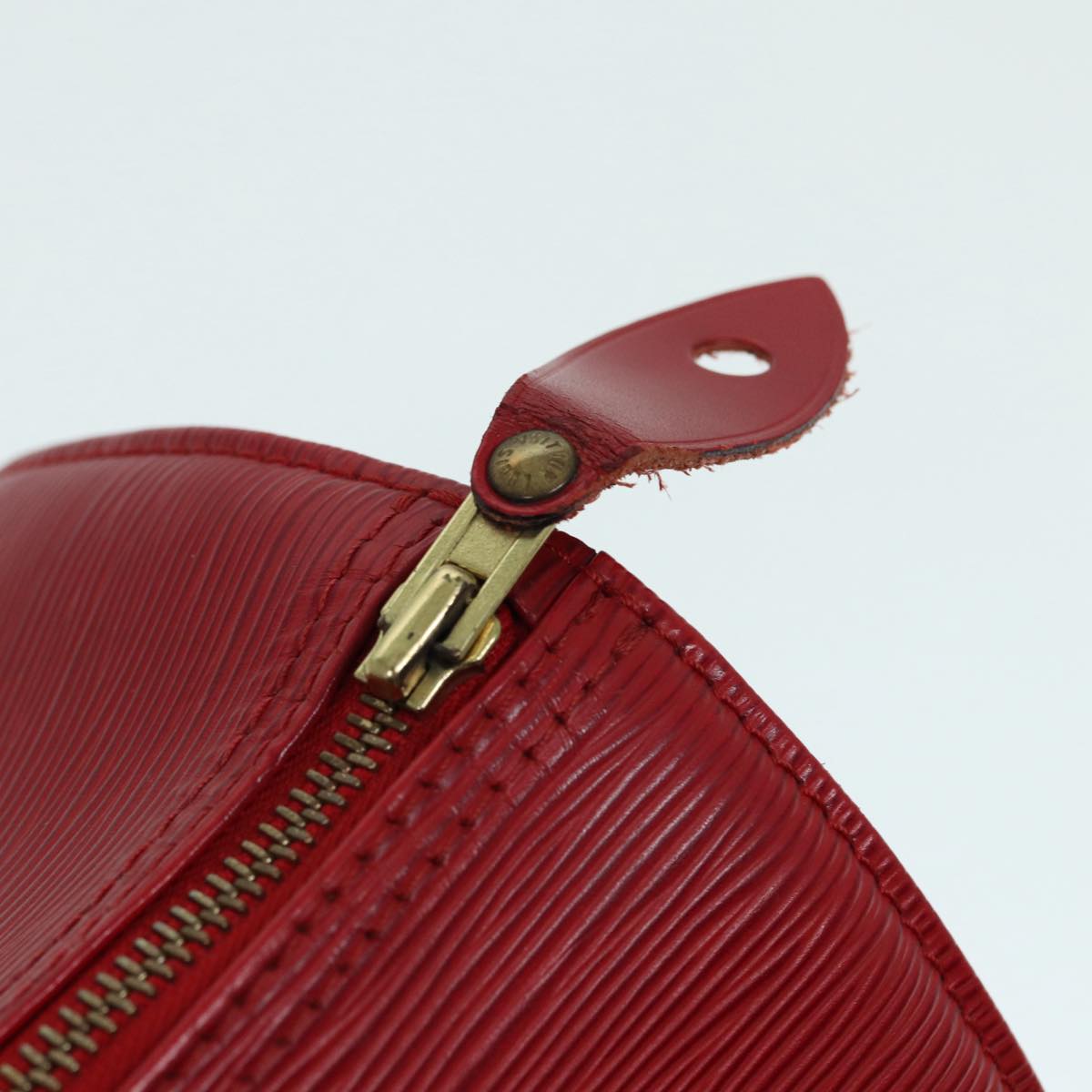 LOUIS VUITTON Epi Speedy 30 Hand Bag Castilian Red M43007 LV Auth 87485