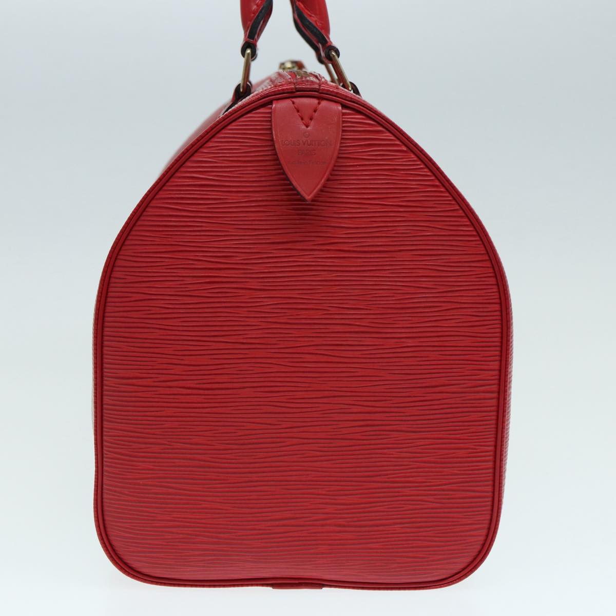 LOUIS VUITTON Epi Speedy 30 Hand Bag Castilian Red M43007 LV Auth 87485