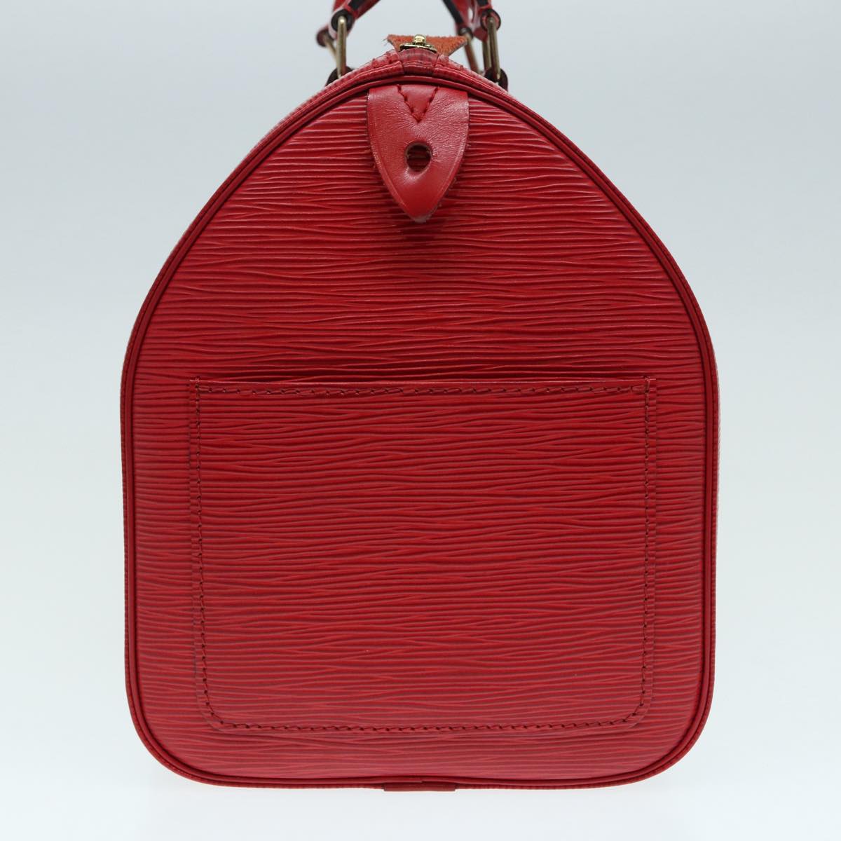 LOUIS VUITTON Epi Speedy 30 Hand Bag Castilian Red M43007 LV Auth 87485