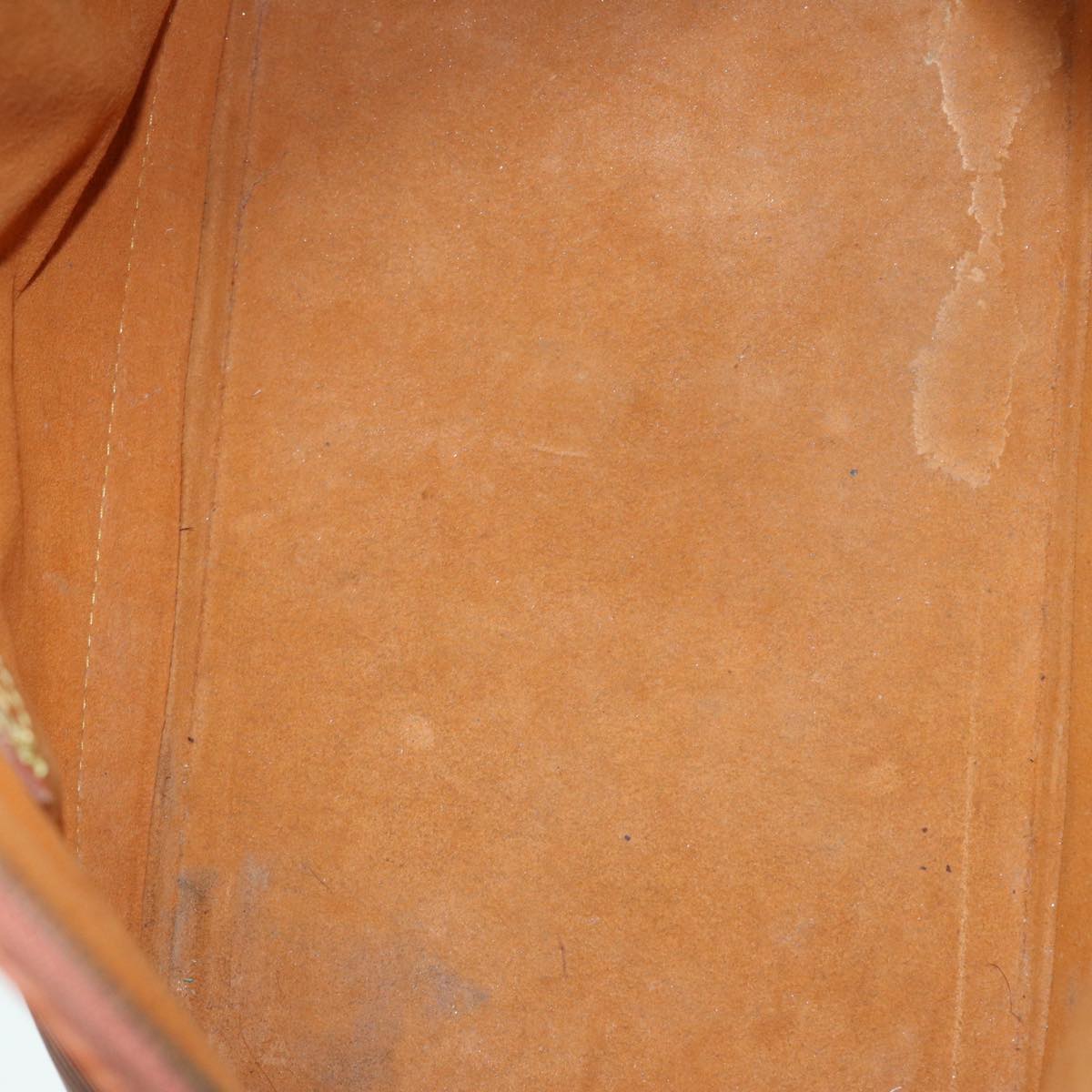 LOUIS VUITTON Epi Alma Hand Bag Brown Zipangu Gold M52148 LV Auth 87498