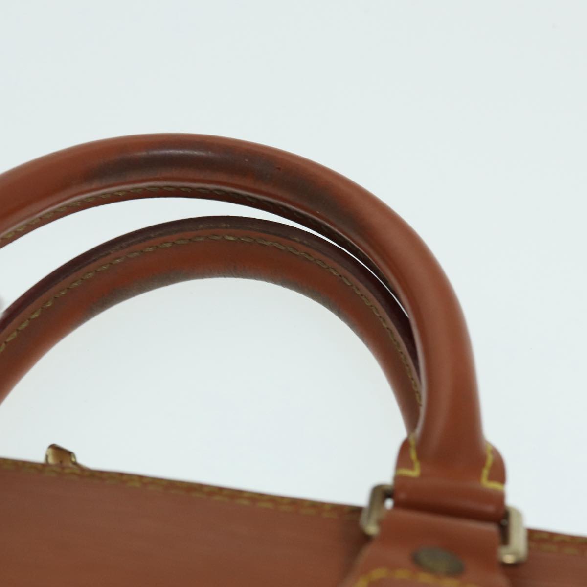 LOUIS VUITTON Epi Alma Hand Bag Brown Zipangu Gold M52148 LV Auth 87498